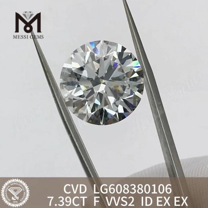 Round flawless vvs simulated diamonds آخرین اخبار شرکت تجزیه و تحلیل دقیق شکل های الماس آزمایشگاهی 1