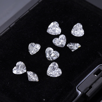 خرید DEF رنگ VVS وضوح الماس های کوچک Melee 2.4-2.7x4.3-4.5mm 0.01 تا 0.68ct شکل قلب سفید online manufacture