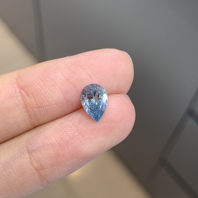 خرید 1.03ct الماس های پرورش یافته در آزمایشگاه CVD Pear Cut Fancy Intense Blue VS2 2EX N online manufacture
