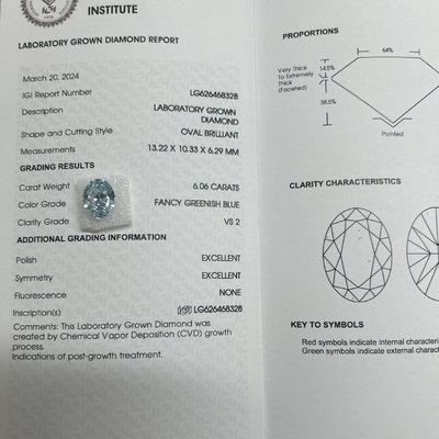 خرید 6الماس های تولید شده در آزمایشگاه.06 قیراط online manufacture