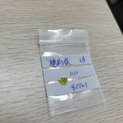 خرید 1.11CT رنگ زرد عجيبه VS HPHT لابراتوار رشد الماس قلب برش IGI الماس گسسته online manufacture