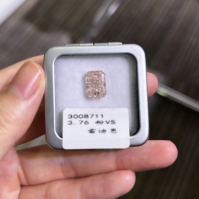 خرید CVD 3.76ct الماس صورتی مصنوعی آزمایشگاهی ایجاد شده الماس برش تابش online manufacture