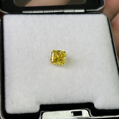خرید 1.56ct الماس زرد مصنوعی HPHT الماس های آزمایشگاهی رشد یافته الماس های زیبا زرد روشن SI2 2VG N IGI online manufacture