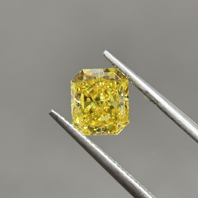خرید 1.34ct VS1 الماس های زرد فانتزی تولید شده در آزمایشگاه برای ساخت جواهرات online manufacture