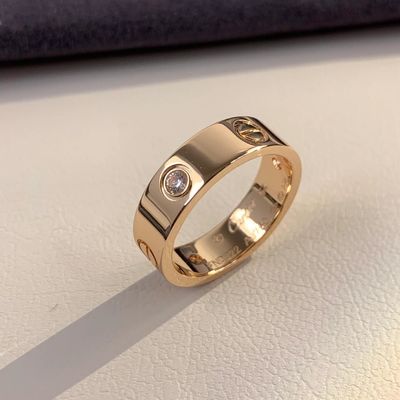 خرید حلقه عروسی عشق 3 الماس 18 کارت طلا 0.22 قیراط GH-SI1 online manufacture