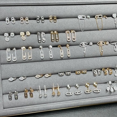 خرید 18k طلایی جامد جواهرات خوب جواهرات H رنگ SI1 وضوح online manufacture