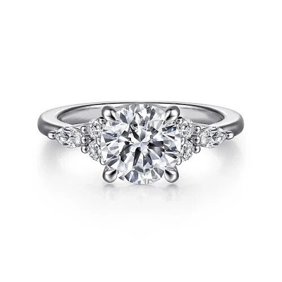 خرید حلقه نامزدي 14 کالر 18 کالر طلايي ونتايج حلقه وعده 1-2 CT حلقه الماس منحصر به فرد online manufacture