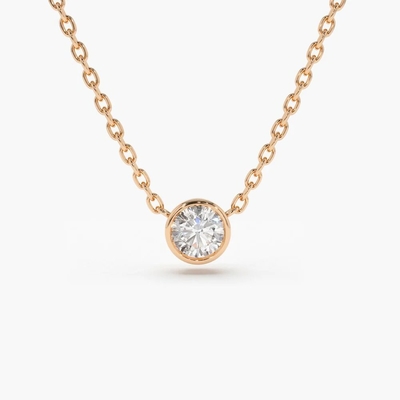 خرید 18K 14K 10K طلای جامد شفافیت CVD حلقه گرد برش بیزل آزمایشگاه رشد قلاده الماس online manufacture
