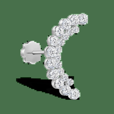 خرید 0.73 قيراط لابراتوار ساخته شده الماس حلقه گوشواره VVS وضوح HPHT حلقه گرد online manufacture