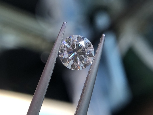 1.0CT D VS1 VG HPHT لابراتوار رشد الماس برش گرد برای تولید جواهرات