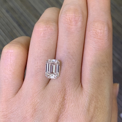 3.72CT لابراتوار ساخته شده زمرد برش الماس VS1 G EX N IGI گواهینامه