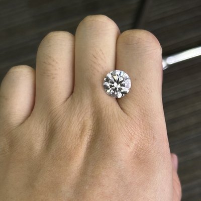 4.65CT G VS1 3EX الماس های پرورش یافته در آزمایشگاه CVD Round Cut LG630433181
