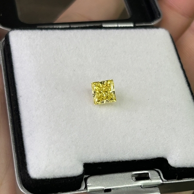 1.5ct الماس های زرد لوز آزمایشگاهی ایجاد شده VS1 شفافیت