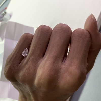1.00CT E VS1 2EX الماس های تولید شده شکل مروارید آزمایشگاه الماس های تولید شده OEM ODM