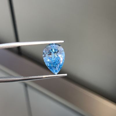 3.1ct VS1 لابراتوار برش انگور الماس فانسی آبی LG617411358