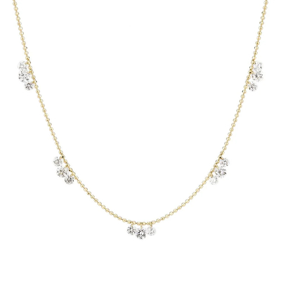 18K 14K 10K طلای جامد شفافیت CVD حلقه گرد برش بیزل آزمایشگاه رشد قلاده الماس