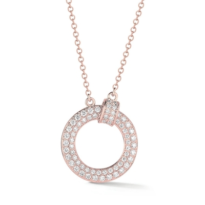 18K 14K 10K طلای جامد شفافیت CVD حلقه گرد برش بیزل آزمایشگاه رشد قلاده الماس